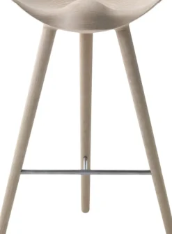 Møbler<Audo Copenhagen ML 42 - Bord Skammel / Sæbehandlet eg / Rustfrit Stål