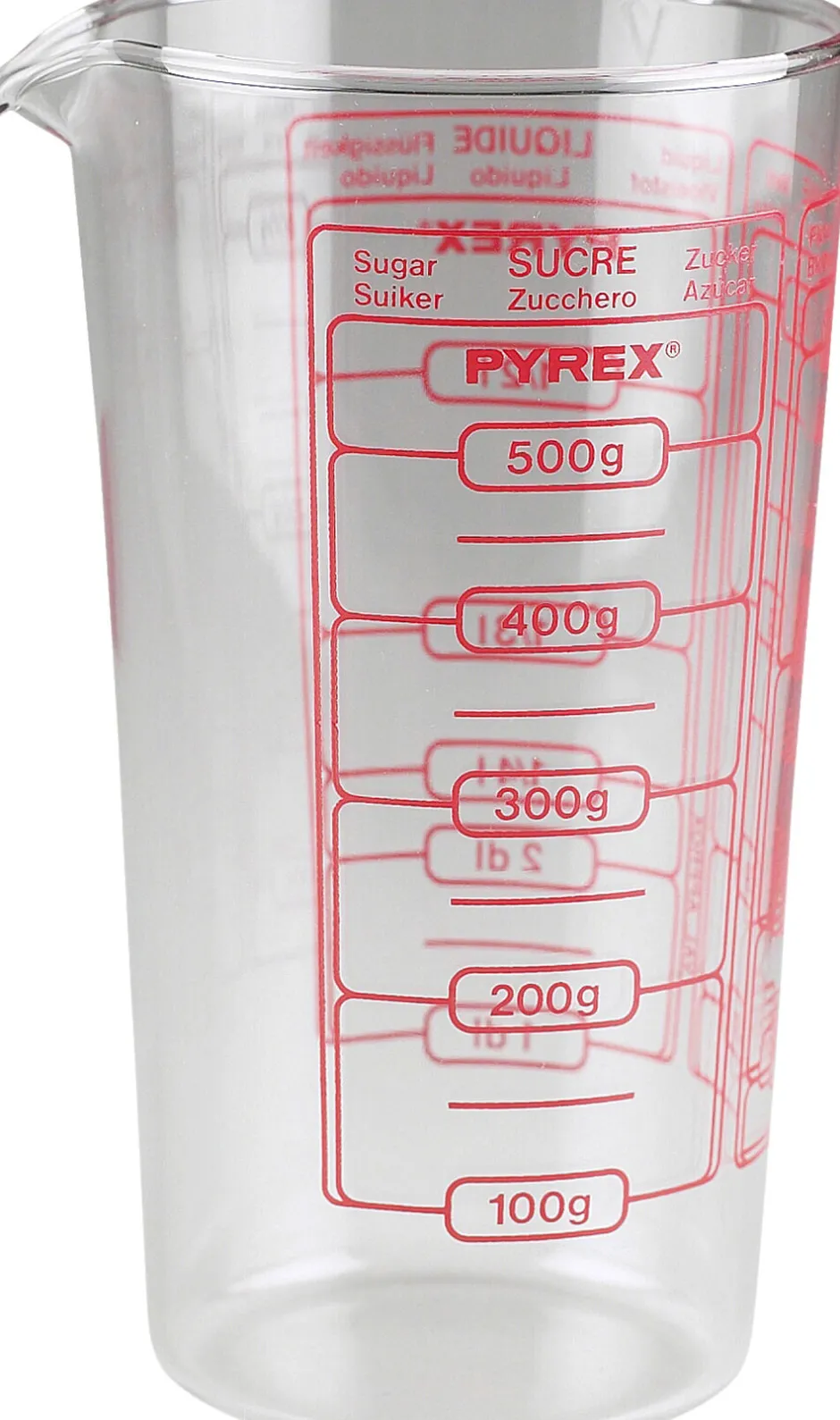 Bageartikler<Pyrex Målebæger Classic 0,5 liter Glas