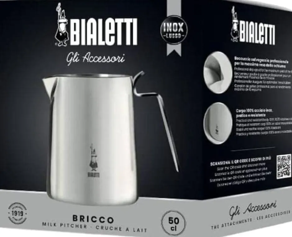 Køkkenmaskiner<Bialetti Mælkekande stål