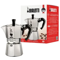 Kaffe & Te<Bialetti Moka Express espressokande, 6 kop