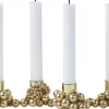 Lys & Lysestager|Adventsstager<GEJST MOLEKYL 4 Brass