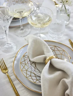 Tilbehør Til Bordet<Himla Monaco Napkin Ring Brass