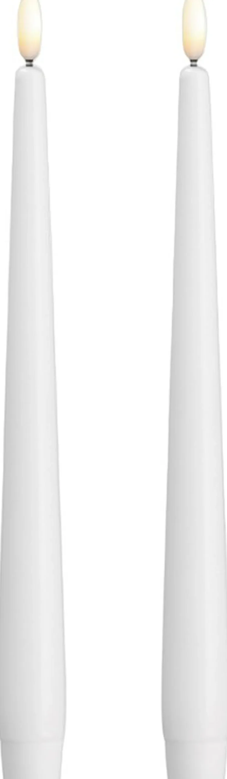 Lys & Lysestager<Moods & Moore Moods & More - LED taper candle, Silk, Slim, Classic white,