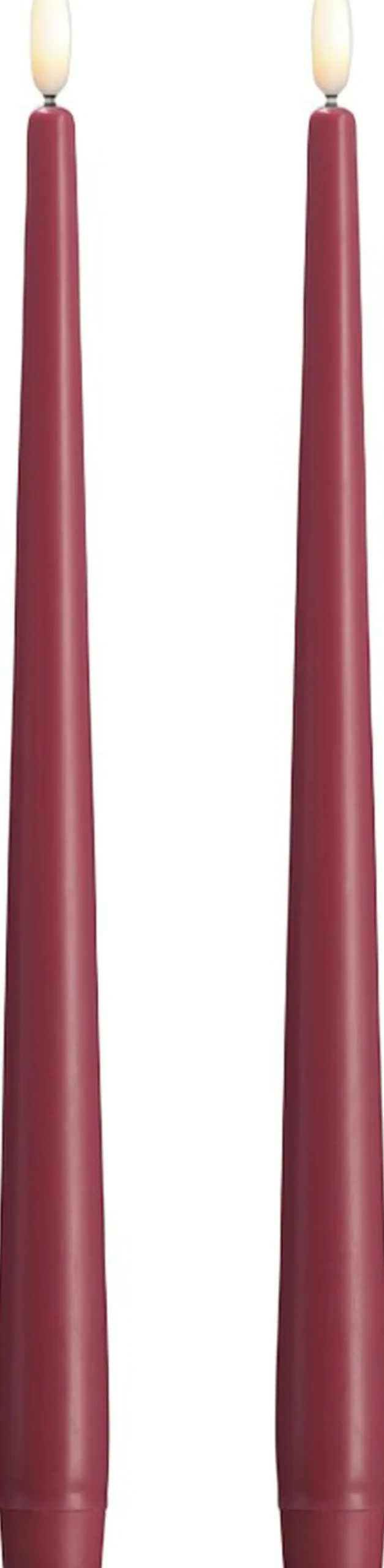 Lys & Lysestager<Moods & Moore Moods & More - LED taper candle, Silk, Slim, Vintage rose, 2