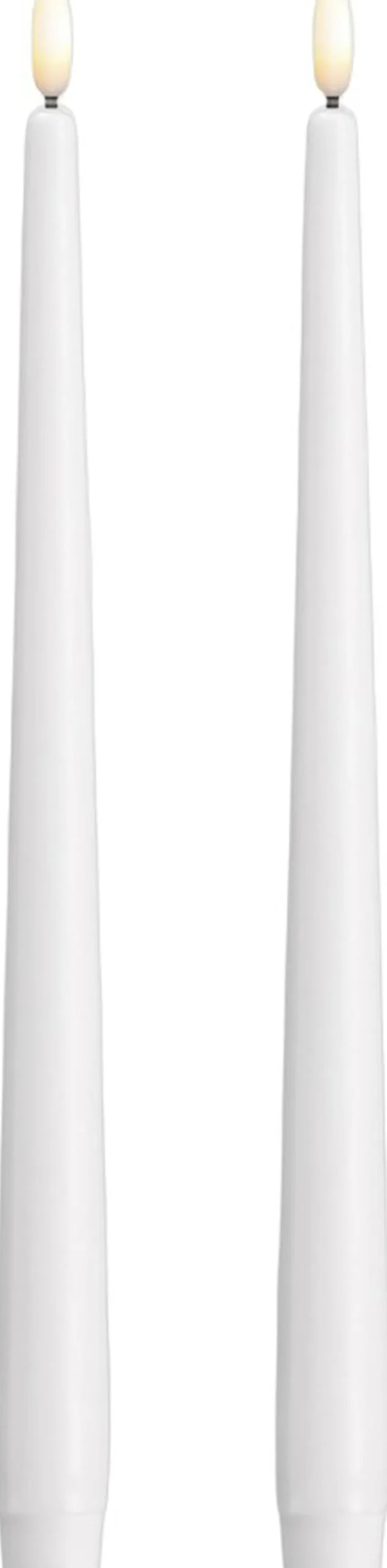 Lys & Lysestager<Moods & Moore Moods & More - LED taper candle, Silk, Slim, Classic white,