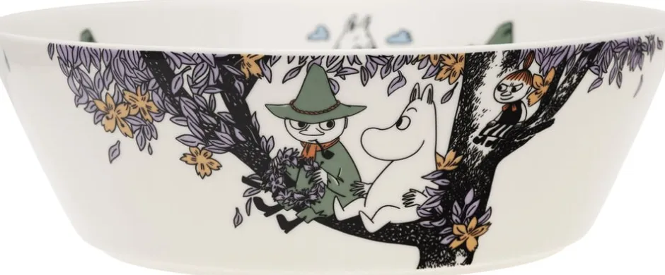 Tallerkener<Moomin Arabia 23cm serveringsskål Venner For Evigt 80