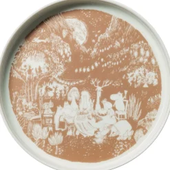 Skåle & Fade<Moomin Arabia 28cm tærtefad Festlige Øjeblikke