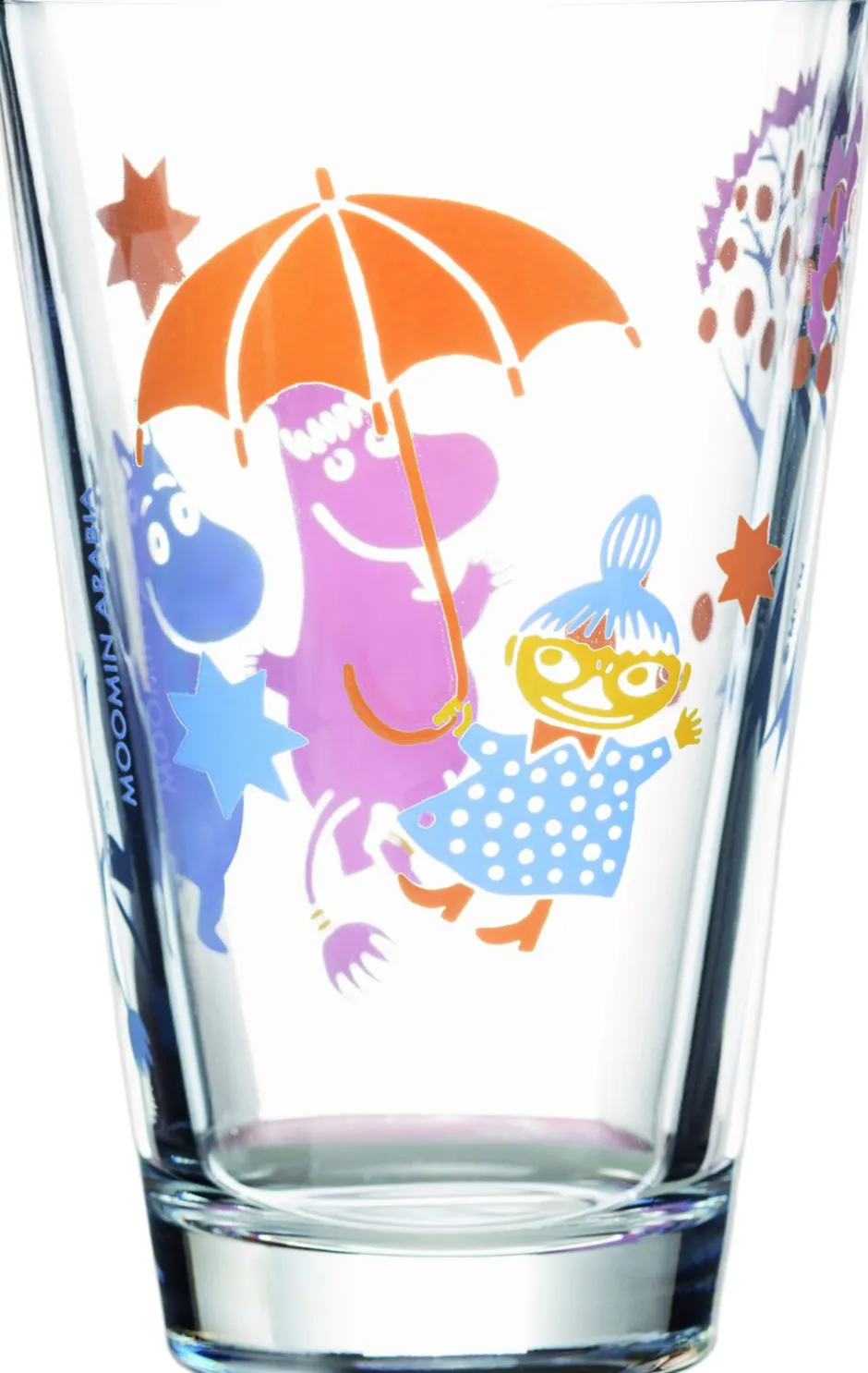 Glas<Moomin Arabia glas 2pak Fest