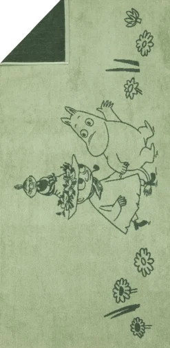 Håndklæder<Moomin Arabia 70x140cm badehåndklæde Venner For Evigt GOTS