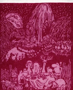 Plaider<Moomin Arabia 130x170cm uldtæppe Festlige Øjeblikke