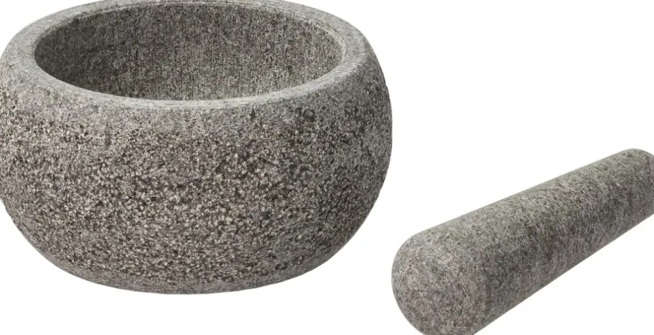 Køkkenartikler<Funktion Morter med støder Dia. 16 x 8 cm Granit