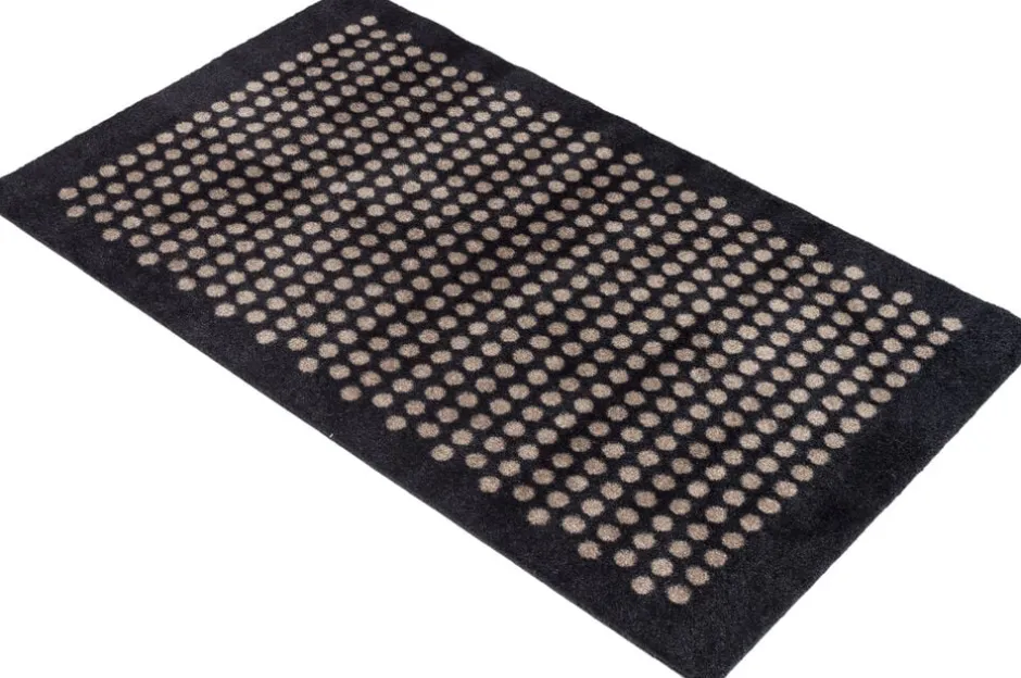 Gulvtæpper<Tica Copenhagen Måtte 60x90 cm, dot sort/sand