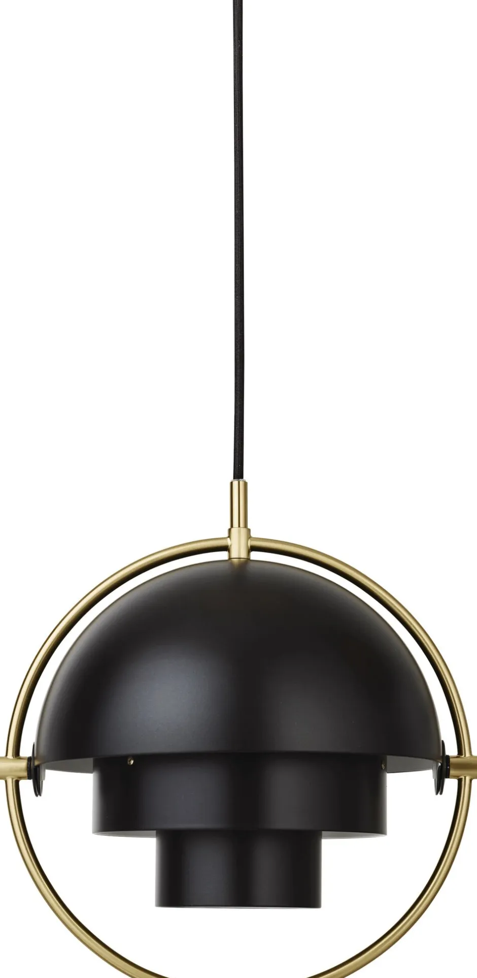 Pendler<Gubi Muli-Lite Pendant, Small Brass base