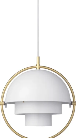 Pendler<Gubi Muli-Lite Pendant, Small Matt semi white