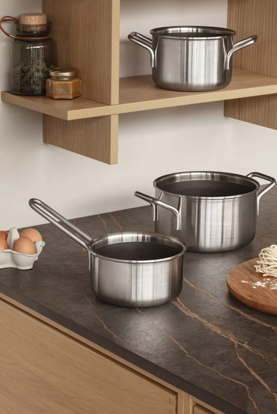 Gryder & Pander<Eva Trio Multi Kasserolle 1,8 l 16 cm Mosaic keramisk Slip-Let® belæg