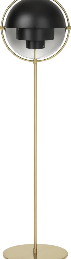 Gulvlamper<Gubi Multi-Lite Floor Lamp - Brass base
