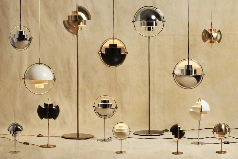 Pendler<Gubi Multi-Lite Pendant Krom
