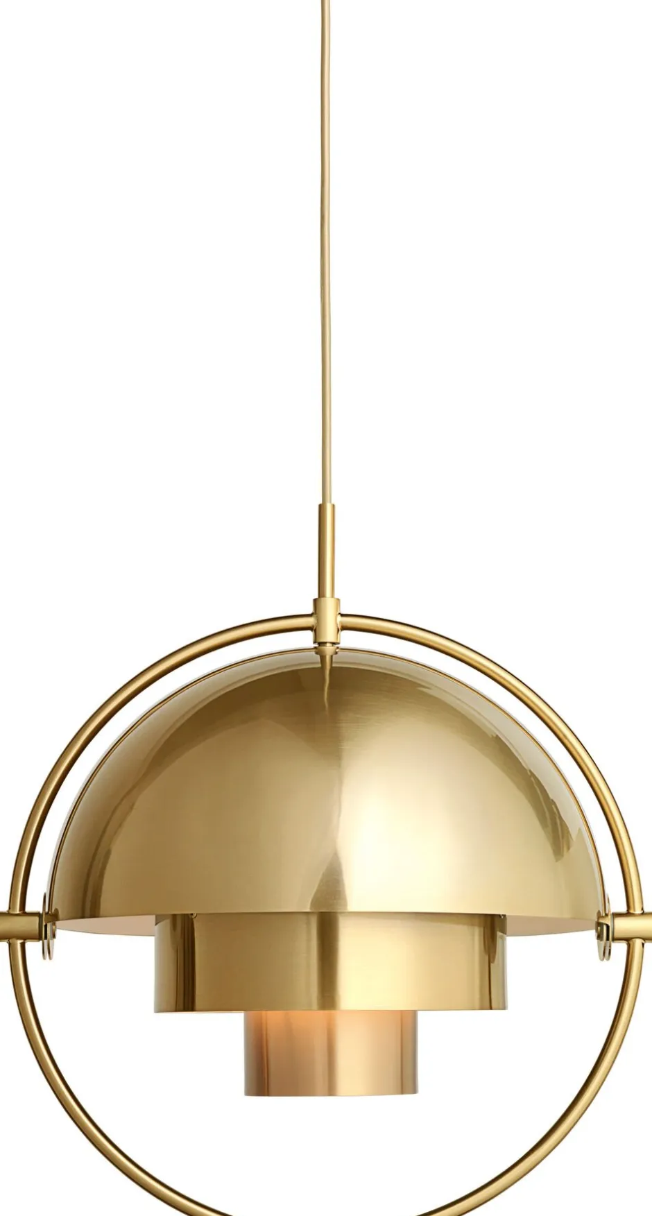 Pendler<Gubi Multi-Lite Pendant Messing