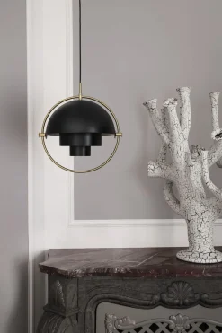 Pendler<Gubi Multi-Lite Pendant Krom/sort