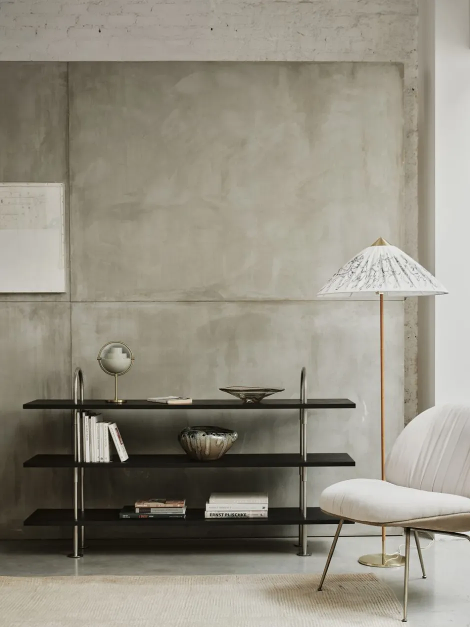 Trådløse Lamper<Gubi Multi-Lite Portable Lamp, EU Base: Brass, Shade: Pastel Gray