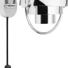 Væglamper<Gubi Multi-Lite Wall Lamp, EU Base: Chrome, Shade: Chrome