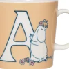Kopper & Krus<Moomin Arabia Mumi 40 cl krus ABC A