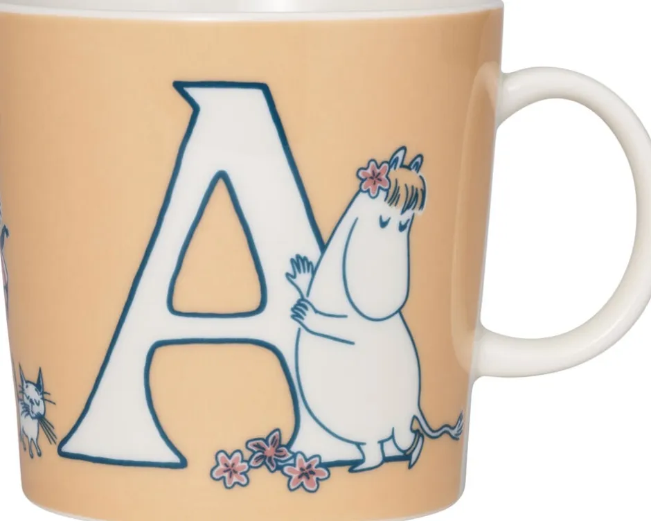 Kopper & Krus<Moomin Arabia Mumi 40 cl krus ABC A