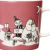 Kopper & Krus<Moomin Arabia Mumi 40 cl krus Rosa