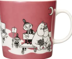 Kopper & Krus<Moomin Arabia Mumi 40 cl krus Rosa
