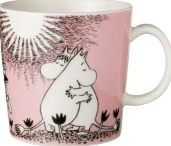 Kopper & Krus<Moomin Arabia Mumi 30cl. krus Kærlighed