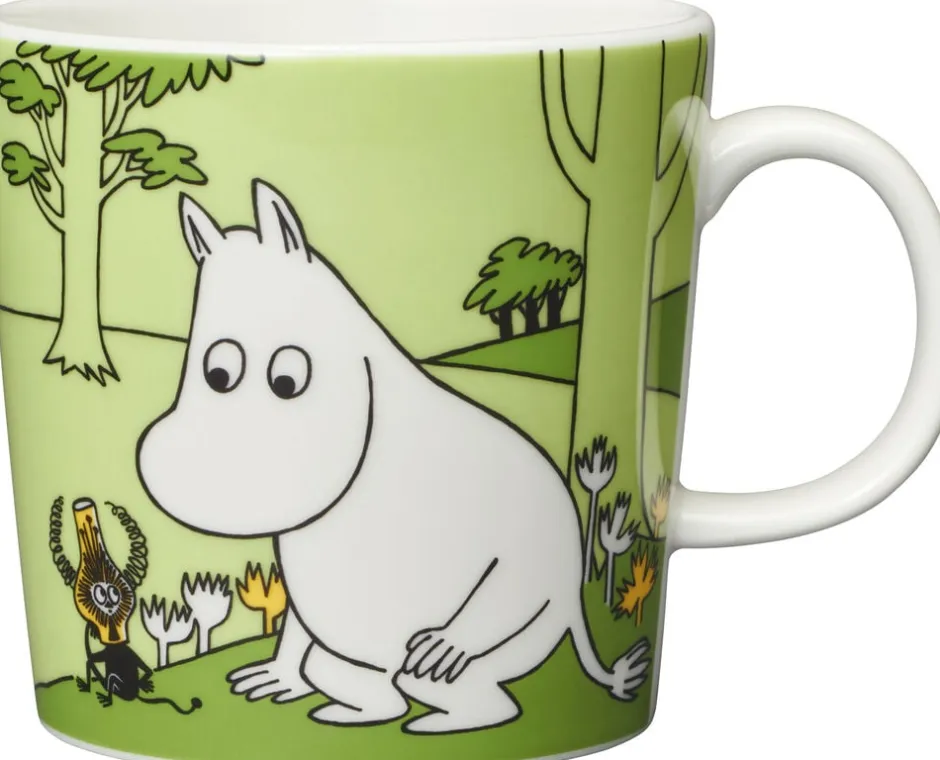 Kopper & Krus<Moomin Arabia MUMI 30CL KRUS MUMITROLD GRÆSGRØN