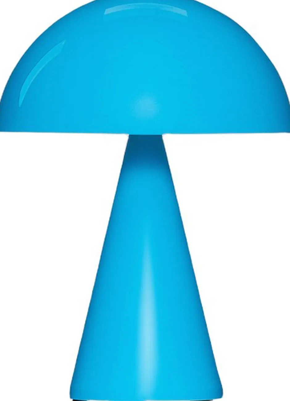 Trådløse Lamper<Hübsch Mush Portable Lamp Blue
