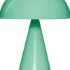 Trådløse Lamper<Hübsch Mush Portable Lamp Green