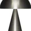 Trådløse Lamper<Hübsch Mush Portable Lamp Nickel