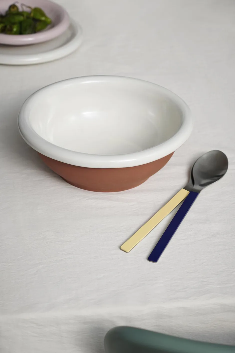 Bestik<Hay MVS Serving Spoon-Set of 2-Dark blu