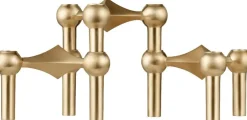 Lys & Lysestager<STOFF Nagel Nagel candle holder - brushed brass