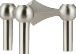 Lys & Lysestager<STOFF Nagel Nagel candle holder - brushed chrome