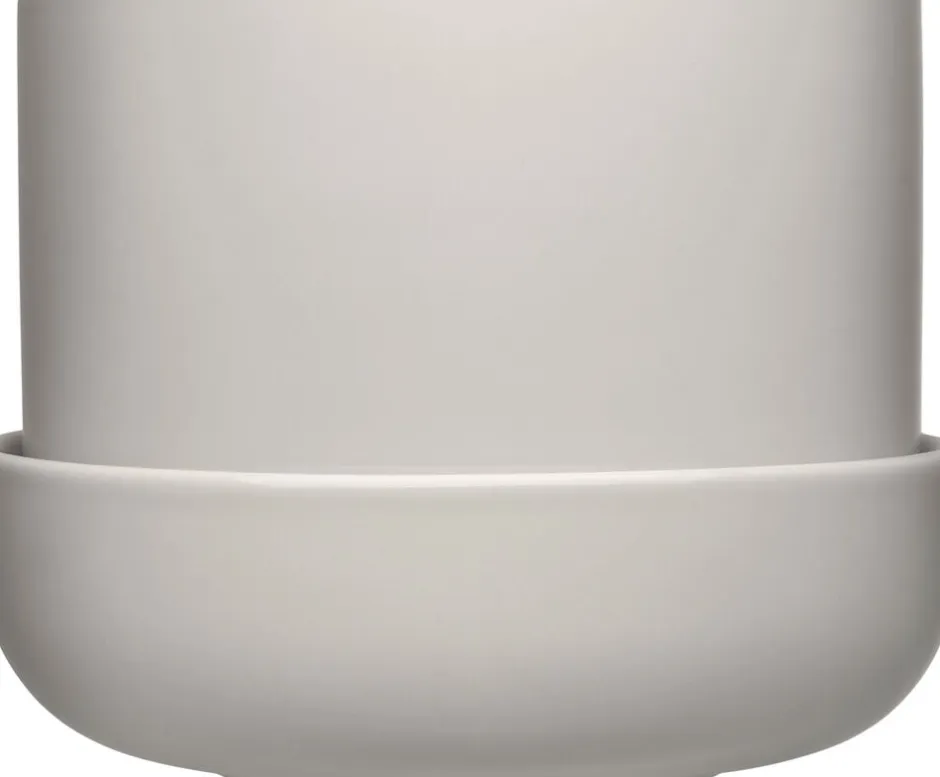 Vaser & Urtepotteskjulere<Iittala Nappula urtepotte med underskål 170x130 lysegrå