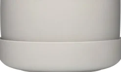 Vaser & Urtepotteskjulere<Iittala Nappula urtepotte med underskål 240x130 lysegrå
