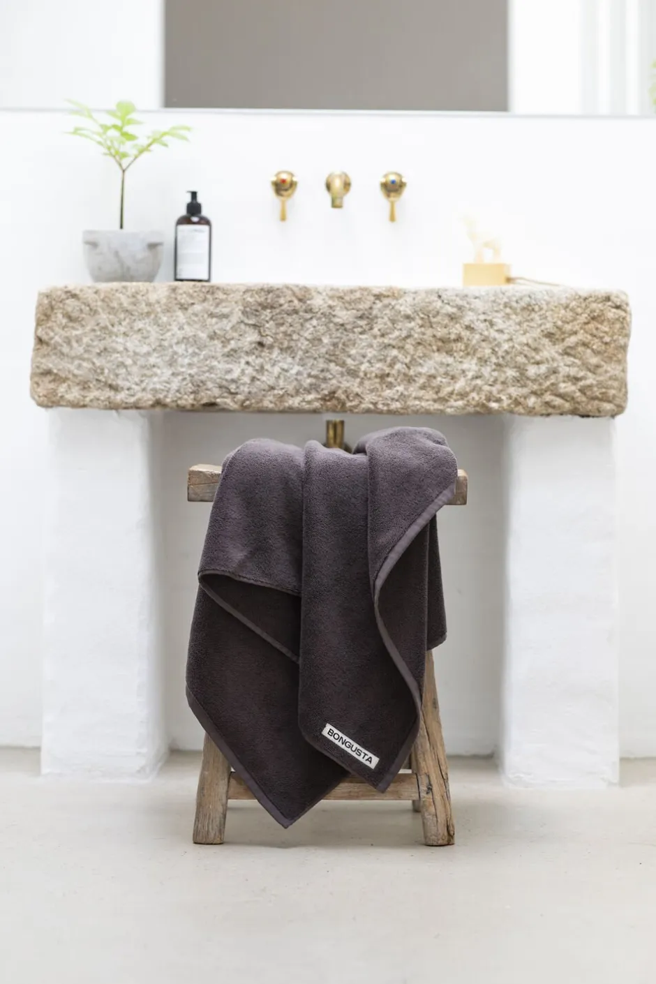 Håndklæder<Bongusta Naram Guest Towels Coffee