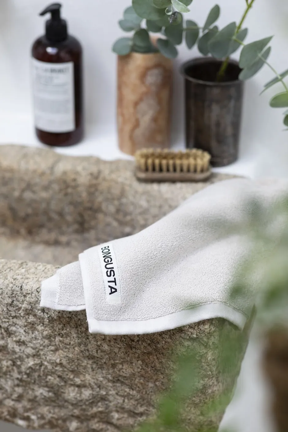 Håndklæder<Bongusta Naram Guest Towels Moonbeam