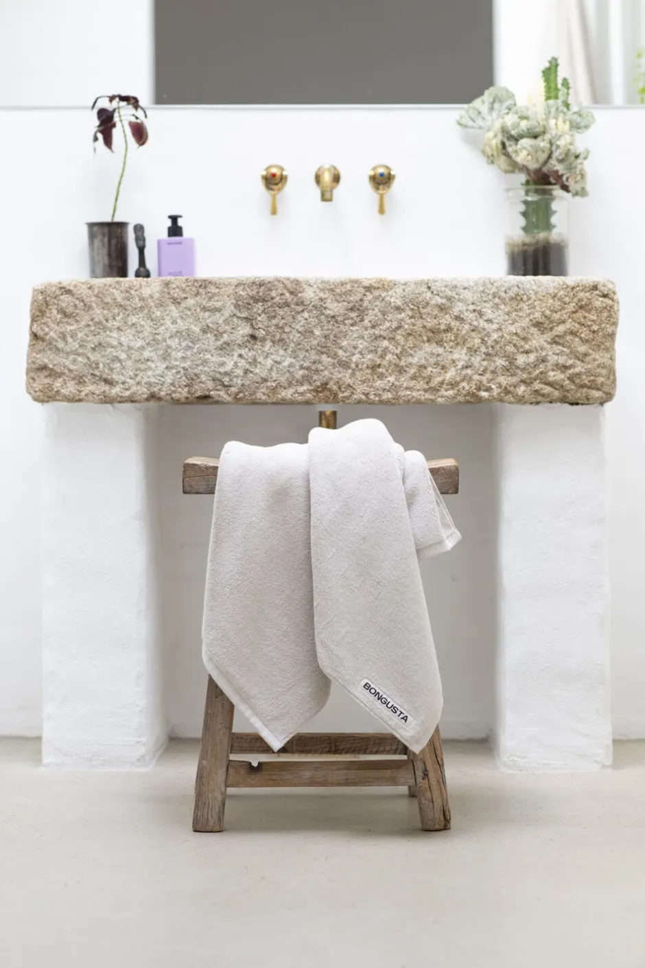 Håndklæder<Bongusta Naram Guest Towels Moonbeam