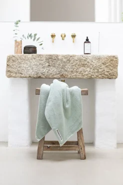 Håndklæder<Bongusta Naram Guest Towels Silver sage