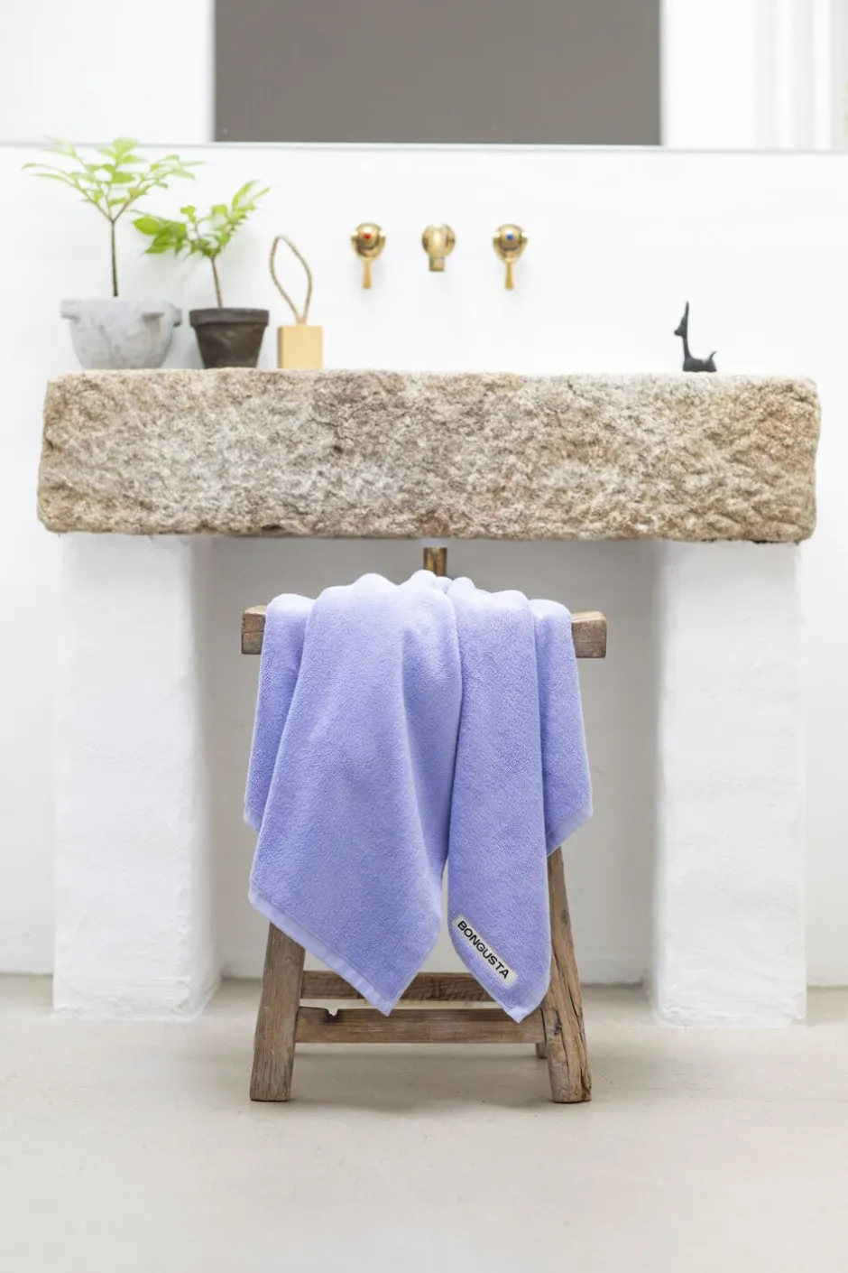 Håndklæder<Bongusta Naram Hand Towels Lavender blue