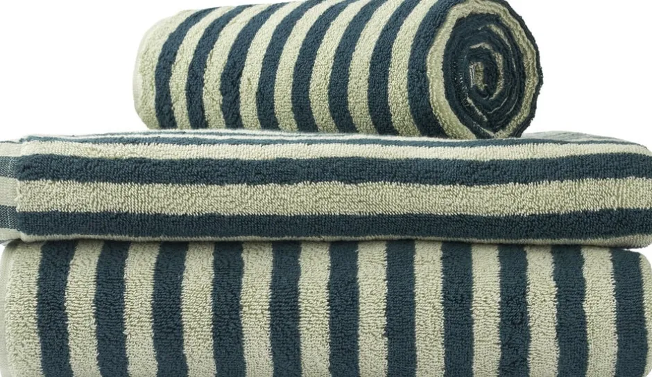 Håndklæder<Bongusta Naram Wash Cloth Sea foam & deep teal