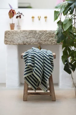 Håndklæder<Bongusta Naram Wash Cloth Sea foam & deep teal