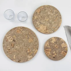 Tilbehør Til Bordet<LIGA Natural Cork Rund Bordskåner - Small