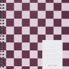 Kontorartikler<Notem NELA notebook - Large, Bordeaux check