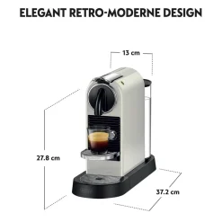 Kaffe & Te<Nespresso ® CitiZ kaffemaskine DeLonghi