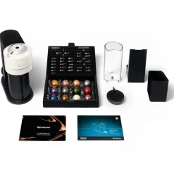 Kaffe & Te<Nespresso Vertuo Next Coffee Machine Delonghi, White